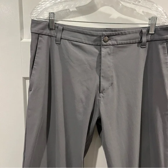 NWOT Lululemon Mens Commission Pant Classic 34x31 Warpstreme Asphalt Grey M5AEXS